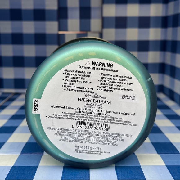 🌲FRESH BALSAM 3-Wick Bath & Body Works Candle - Picture 7 of 8